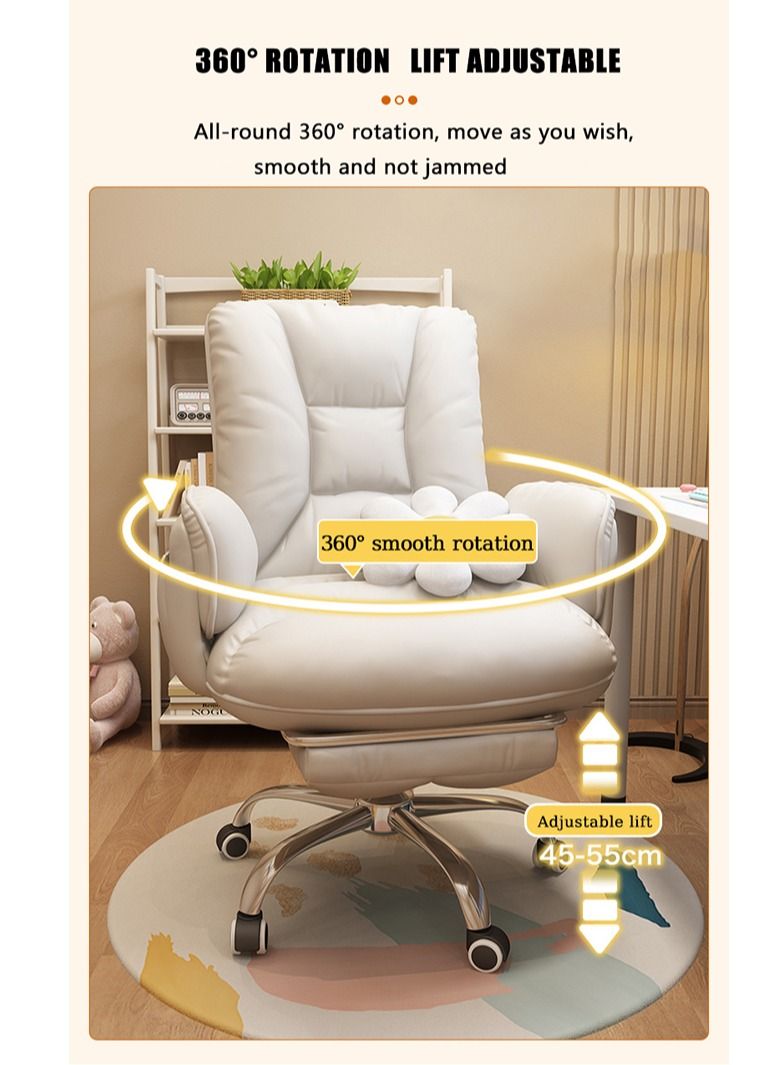 Arabest Office Chair, Sedentary Comfortable Reclinable Computer Chair, Gaming Gaming Chair, Sofa Chair  - Image 4