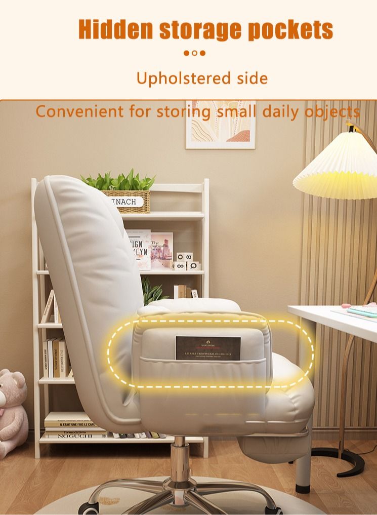 Arabest Office Chair, Sedentary Comfortable Reclinable Computer Chair, Gaming Gaming Chair, Sofa Chair  - Image 5