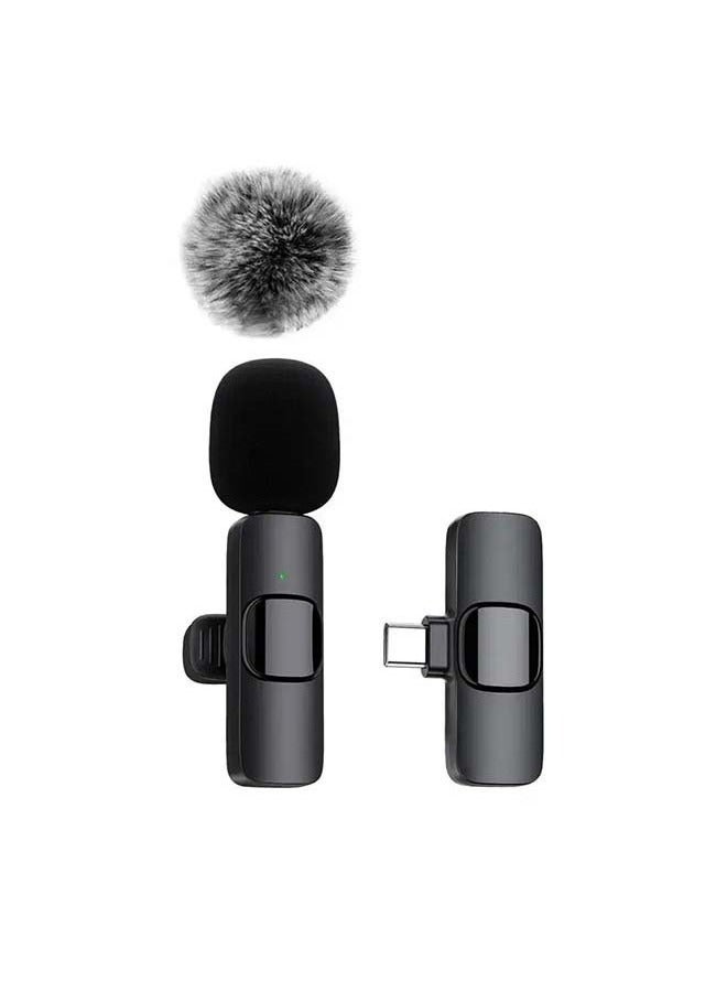 NEW Wireless Lavalier Microphone Audio Video Recording Mini Mic For iPhone Android Laptop Live Gaming Mobile Phone Microphone  - Image 1