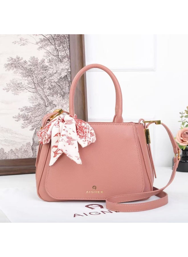 اغنر حقيبة نسائية فاخرة مع وشاح – حقيبة كتف ويد من الجلد الفاخر - Image 5