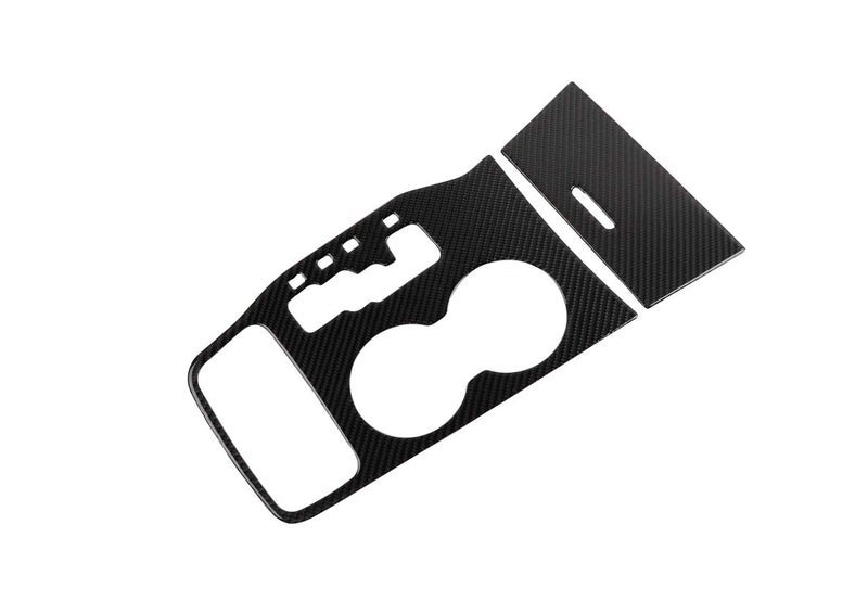 YOCTM لجيب جراند شيروكي 2011 2012 2013 ملحقات داخلية غطاء حامل الأكواب المركزي من ألياف الكربون الحقيقية - Image 1