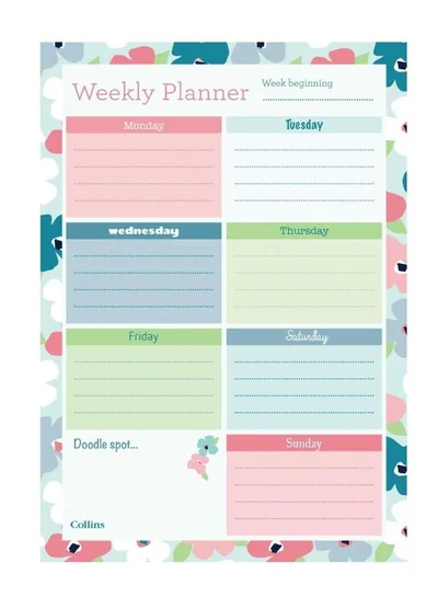 Collins Collins A4 Weekly Deskpad