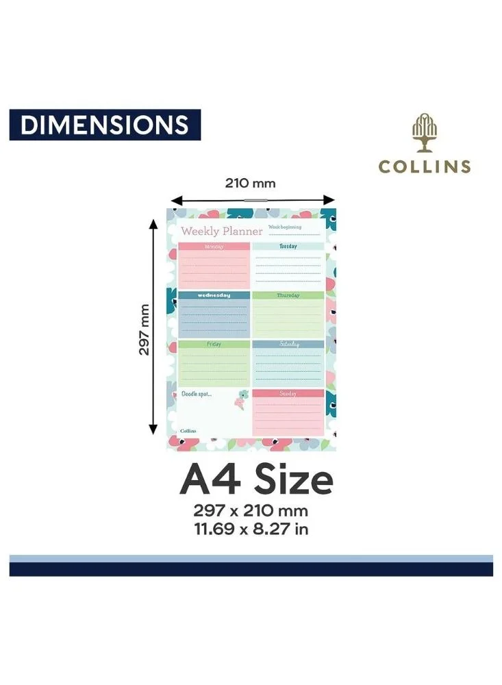 Collins Collins A4 Weekly Deskpad
