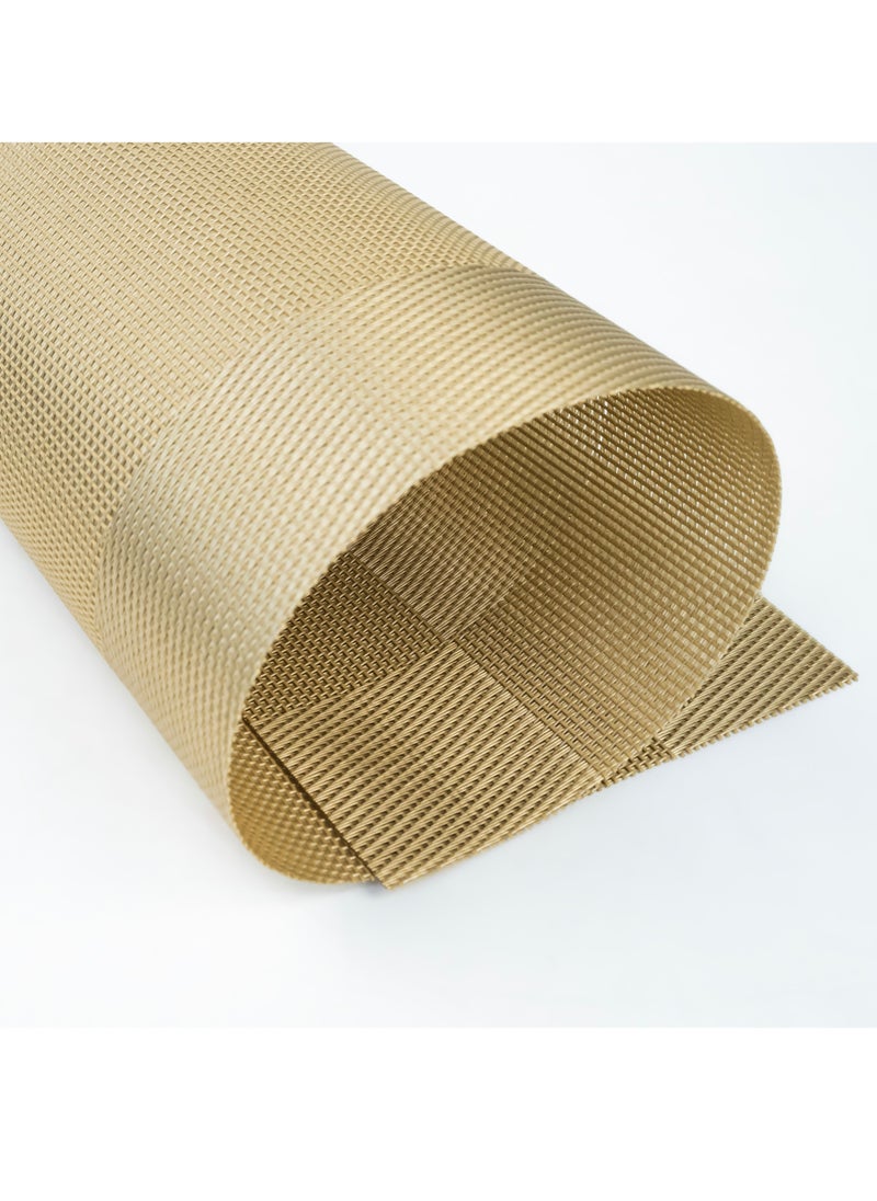 Home Non-Slip Woven Vinyl Insulation Place Mat 30 x 45 cm Heat Resistant Tabletop Placemat Washable Table Mats for Home Restaurants and Party Decoration  - Image 3