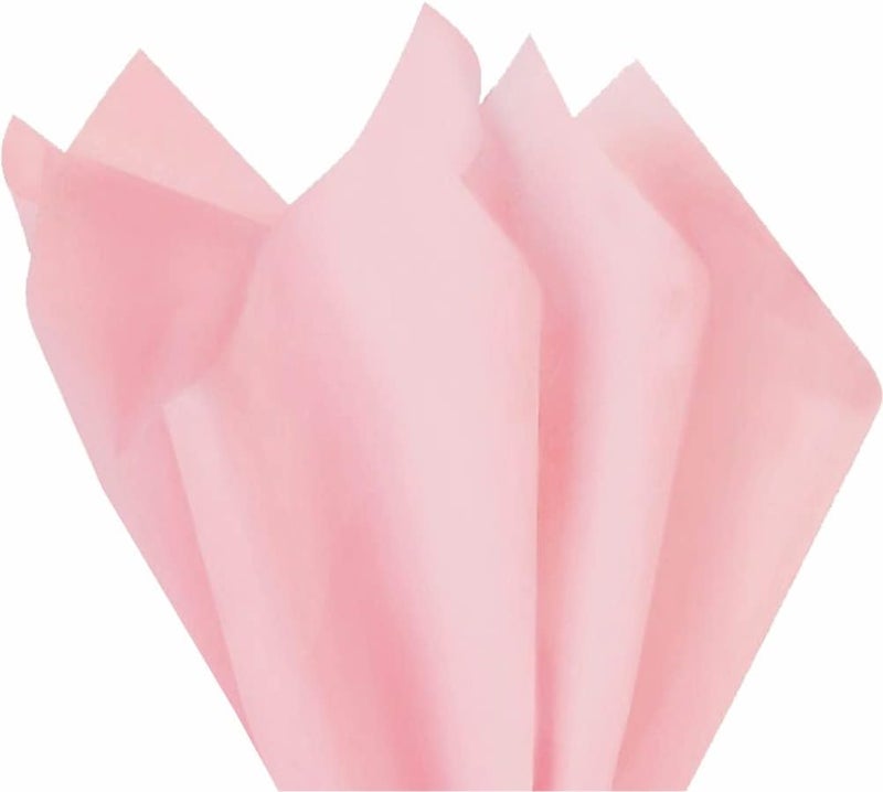 PMLAND Gift Wrapping Tissue Paper - Pink Color - 20 Inches x 26 Inches 60 Sheets - Image 1