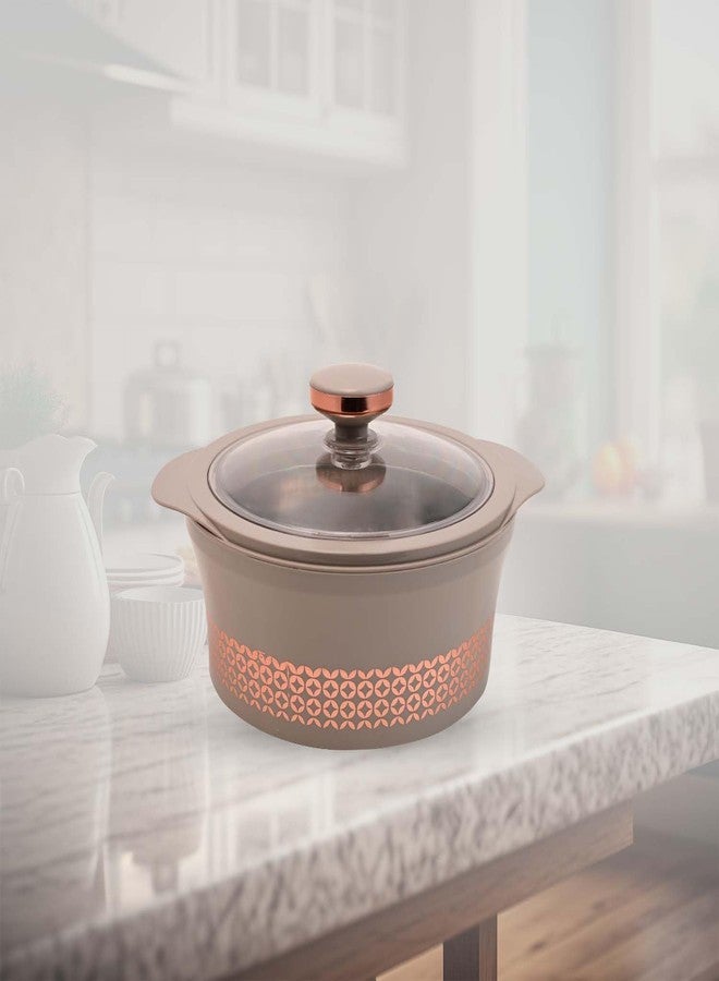 KAPI ENTERPRISE WITH K Steel Casserole | PU Insulated | BPA Free | Odour Proof |Ideal for Chapatti | Roti | Curd Maker | Thermoware | Hot Pot | Serving and Storing [1 PCS] - Image 2