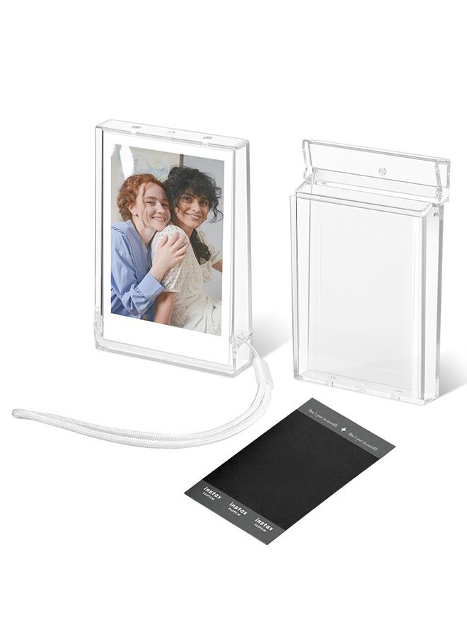 YELIN Instax Photo Storage Box, Photo Frame,Picture Holder Storage,Instant Camera Film 3 inch Photo Organizer Pouch Clear  - Image 2