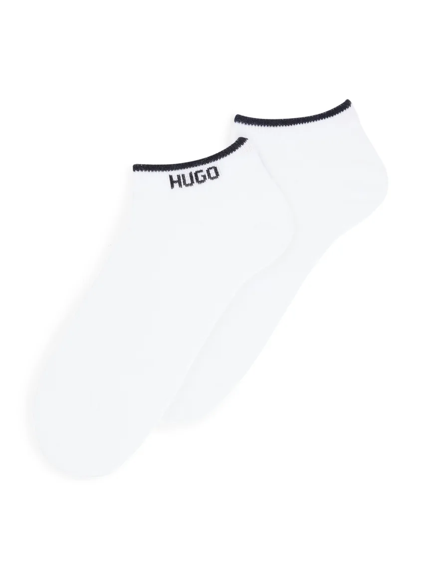 HUGO Two-pack of ankle socks in a cotton blend