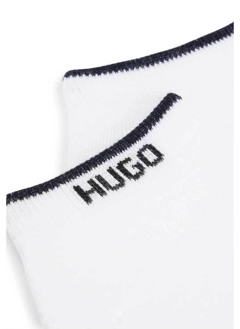 HUGO Two-pack of ankle socks in a cotton blend
