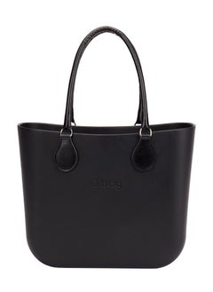 O bag O bag classic with Long Tubular Eco Leather Handles in Black  - Image 2