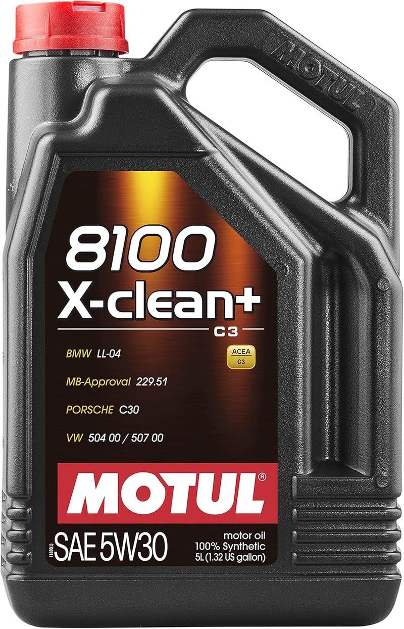 MOTUL زيت محرك موتول 8100 X-Clean+ 5W-30 - 5 لتر - Image 1