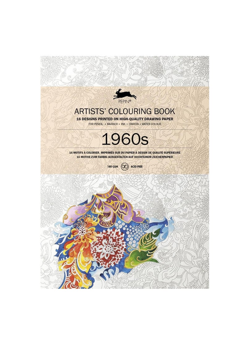 Pepin Coloring Book of 1960s-Inspired Art