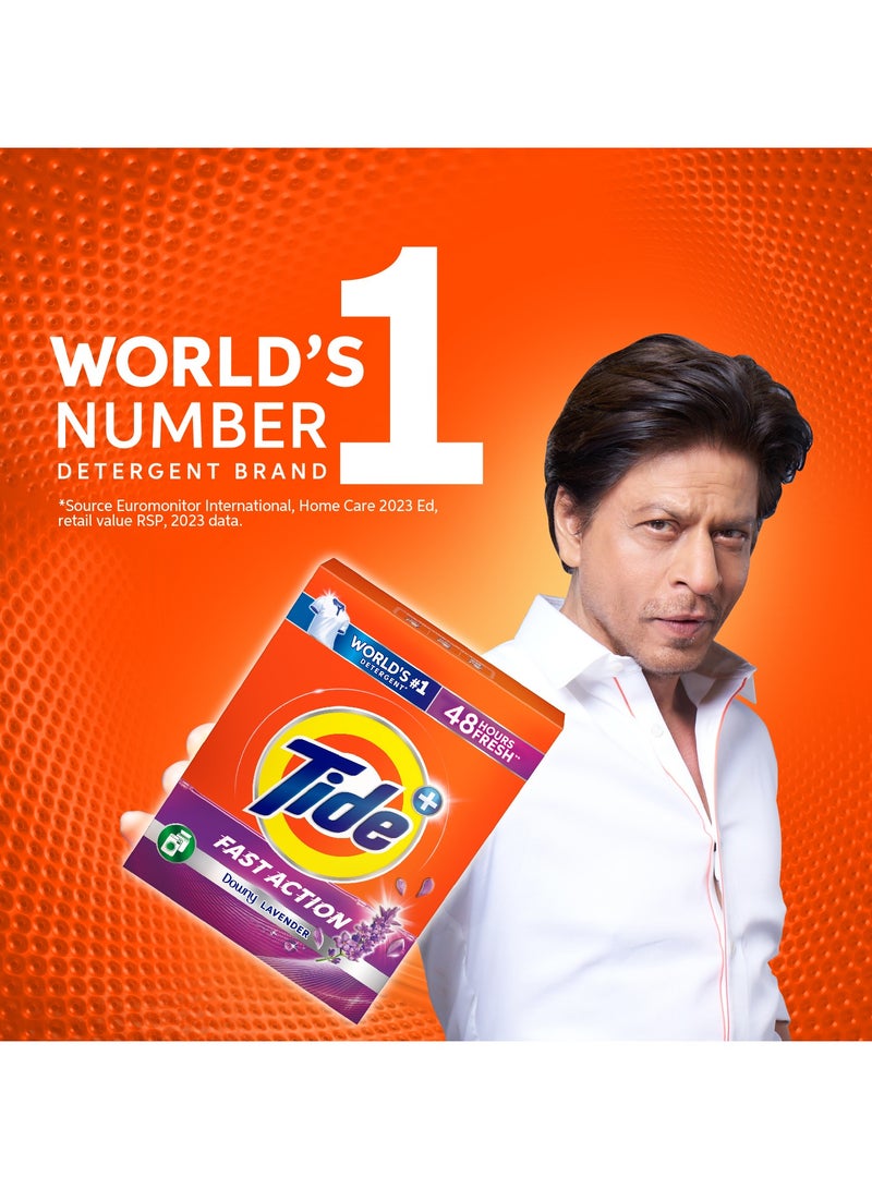 Tide Fast Action Laundry Detergent Powder With Lavender 7kg - Image 5