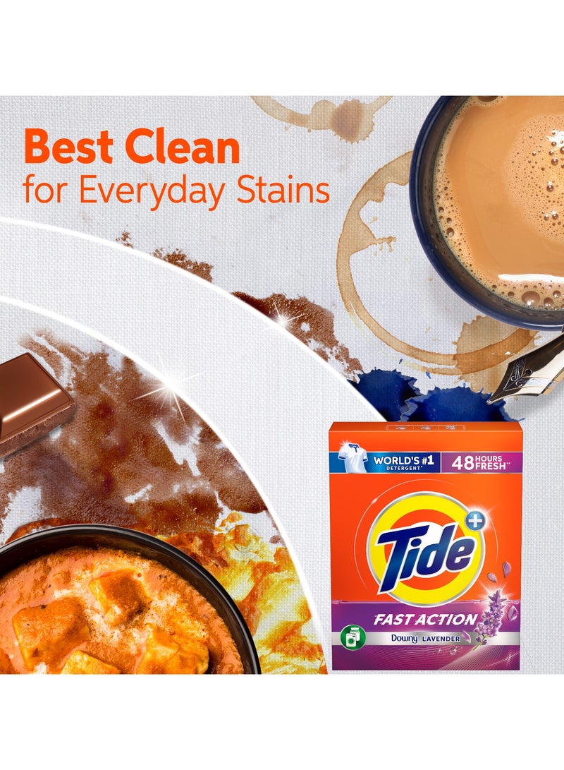 Tide Fast Action Laundry Detergent Powder With Lavender 7kg - Image 3