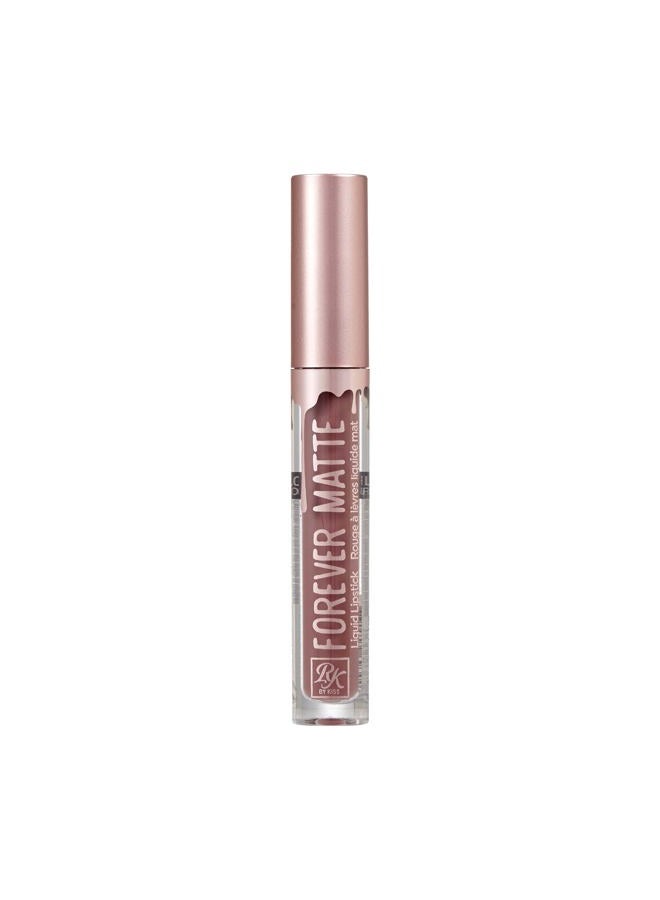 Ruby Kisses Forever Matte Liquid Lipstick - RFML06 (Aged Rose) - Image 2