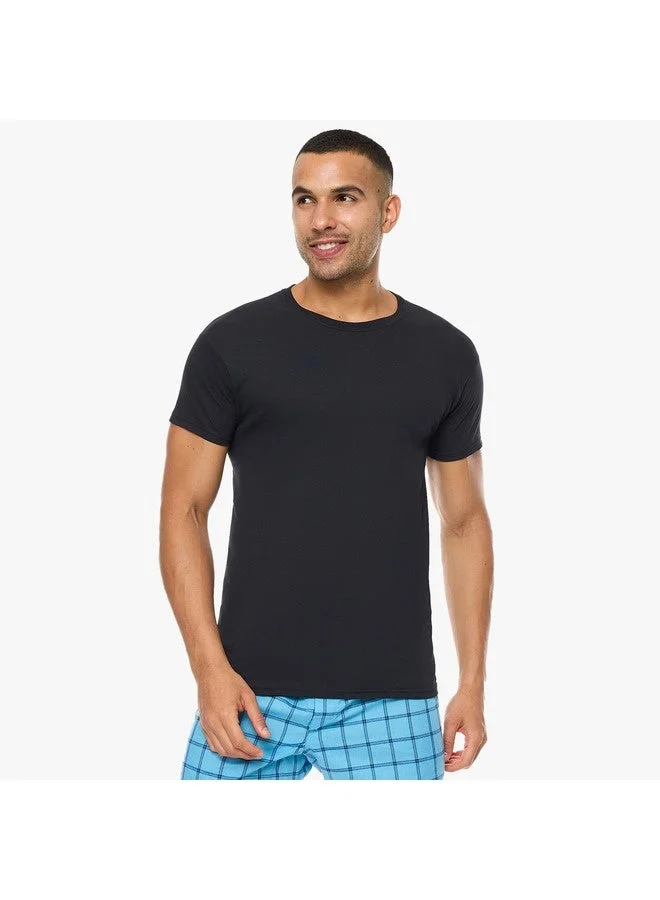 Hanes  HANES Crewneck T-Shirt Mens Hanes 2165P2-2Pcs Multicolor for Men | Best Price UAE
