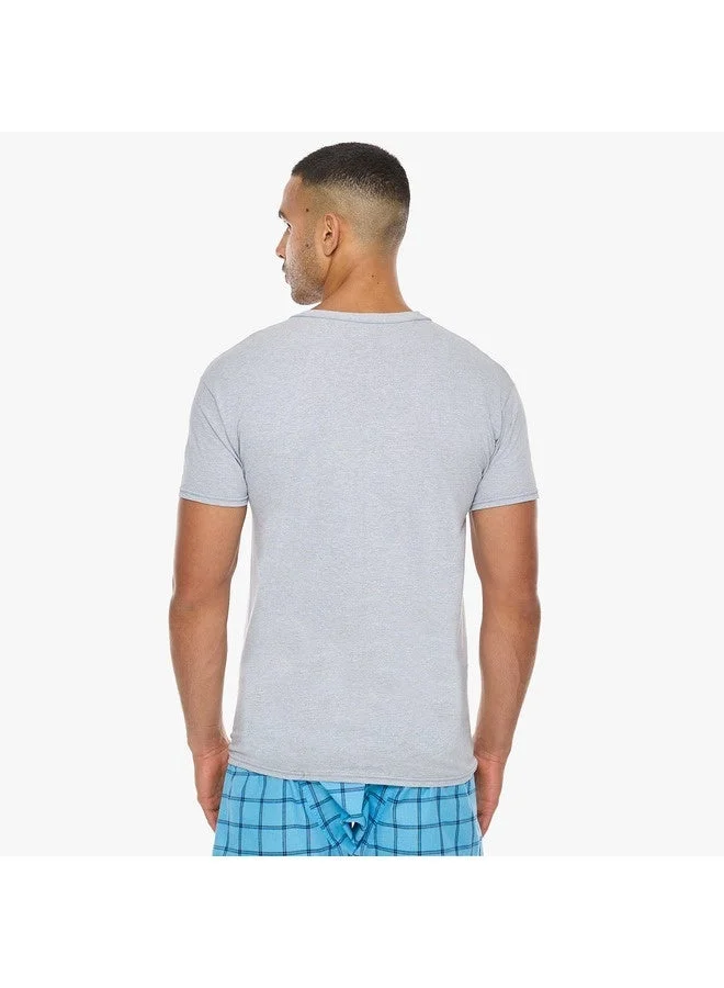 Hanes  HANES Crewneck T-Shirt Mens Hanes 2165P2-2Pcs Multicolor for Men | Best Price UAE