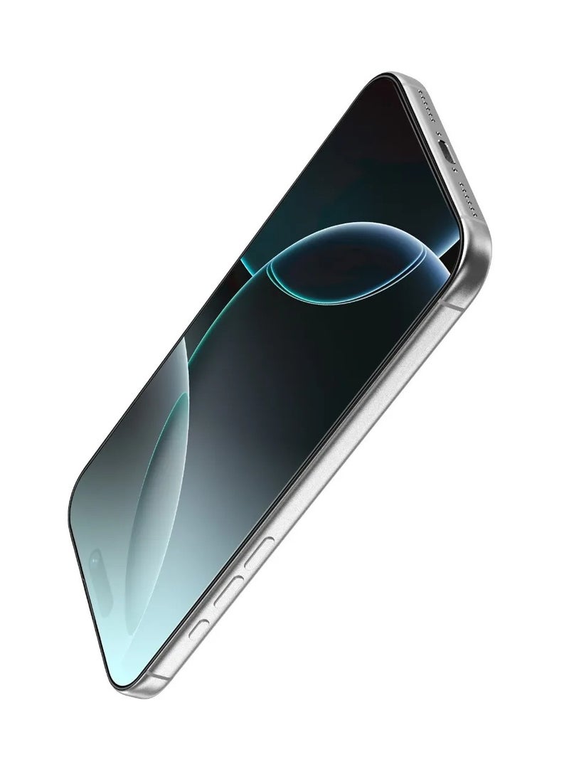 GREEN LION iPhone 17 Screen Protector / 3D Silicone Plus High-Definition Edge Glass/ Anti Scratch Glass for iPhone 17/Anti Fingerprint Screen Protector -Black Edge/Clear - Image 1