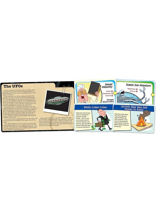 STEVE JACKSON GAMES Illuminati Second Edition Game The Game of Conspiracy Family Card Dice Game For Adults and Family Ages 13+ for 2 - 6 Players Average Play Time 60 -120 Minutes From Steve Jackson Games - Image 2
