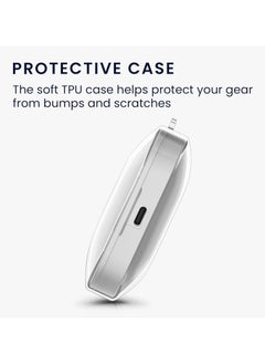 Generic Earphones Case For Xiaomi Redmi Buds 5 - Crystal TPU Clear Silicone Earbuds Case - Transparent  - Image 4