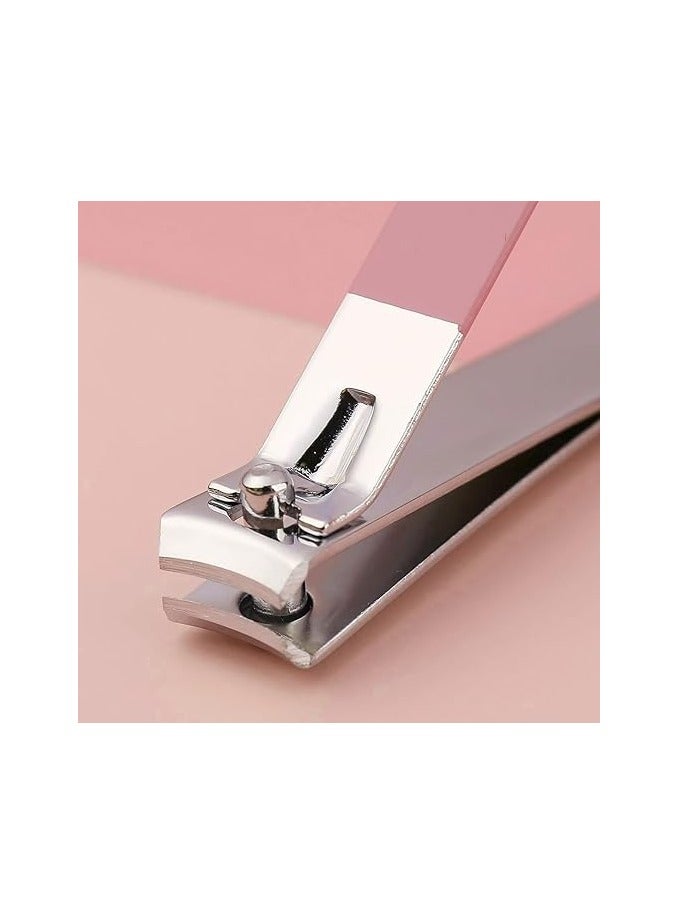 مجموعة العناية بالأظافر الاحترافية مكونة من 16 قطعة من أدوات العناية بالأظافر مع حافظة جلدية فاخرة مناسبة للسفر وللأظافر السميكة (كشمير) - Image 5