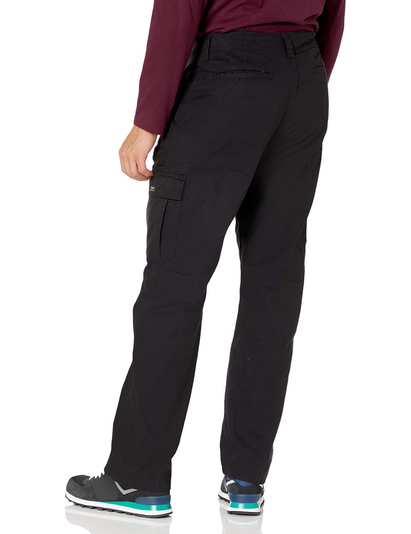 Wrangler Authentics بنطلون كارجو كاجوال مريح للرجال من رانجلر، أسود، 38W x 30L أمريكي - Image 2