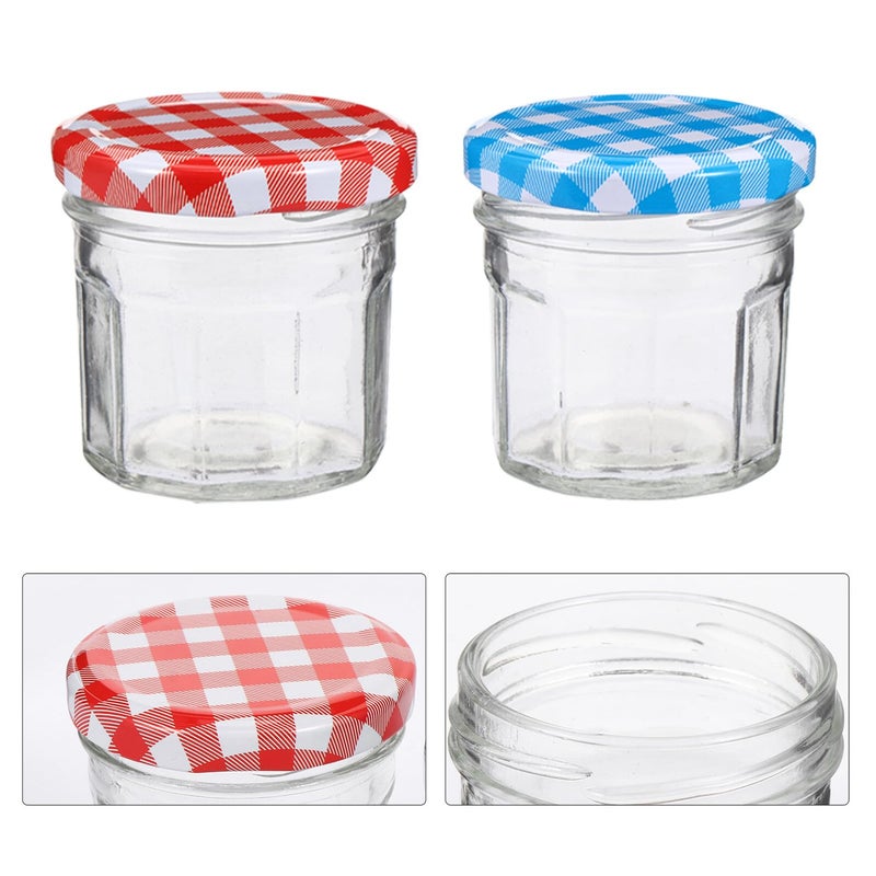 12Pcs Glass Jam Jars with Airtight Lids for Honey Pickles Sugar and Dry Food Storage - Image 3