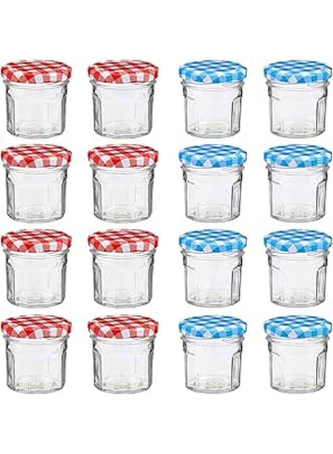 12Pcs Glass Jam Jars with Airtight Lids for Honey Pickles Sugar and Dry Food Storage - Image 1