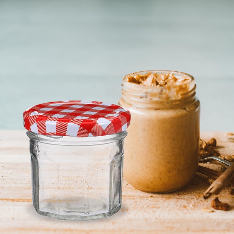 12Pcs Glass Jam Jars with Airtight Lids for Honey Pickles Sugar and Dry Food Storage - Image 5