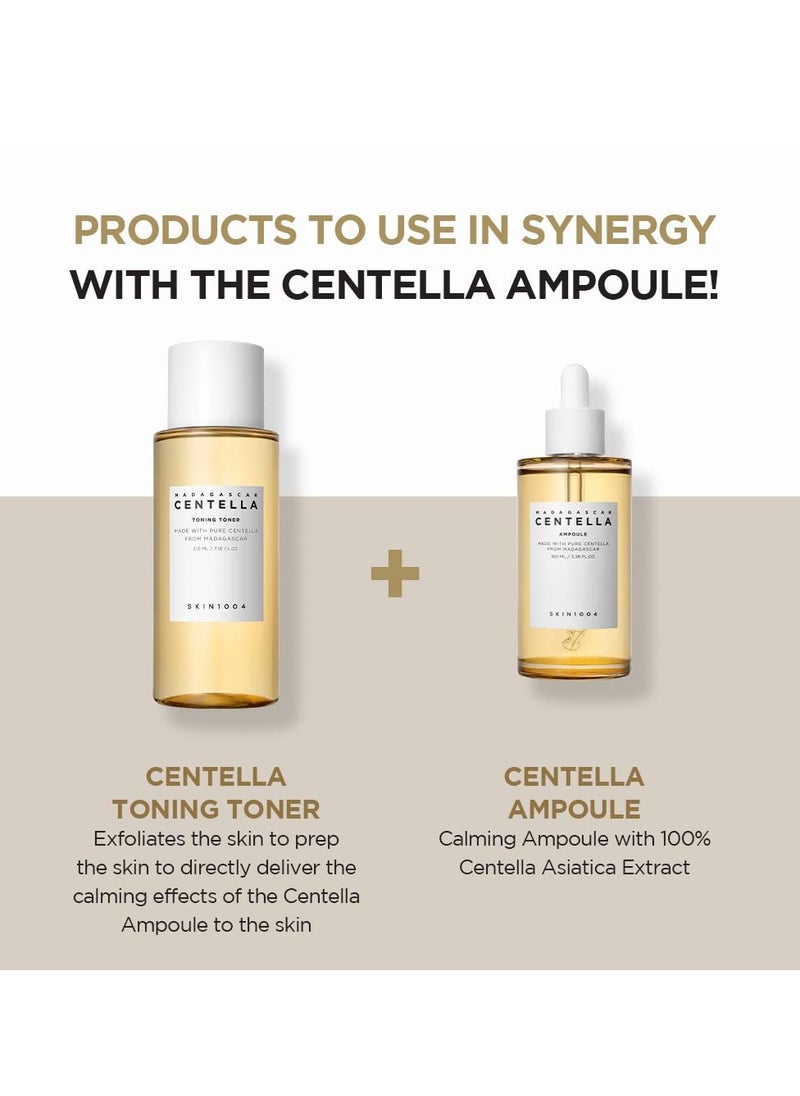 skin1004 - Madagascar Centella Ampoule, 100ml; Soothing and Hydrating Ampoule with Centella Asiatica Extract; Calming Serum for Sensitive Skin; Lightweight and Fast-Absorbing Formula - Image 1
