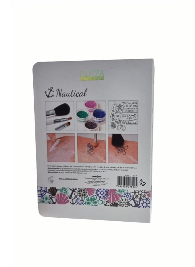 Glitza Fashion Deluxe Nautical 7840 Temporary Tattoos - Image 2