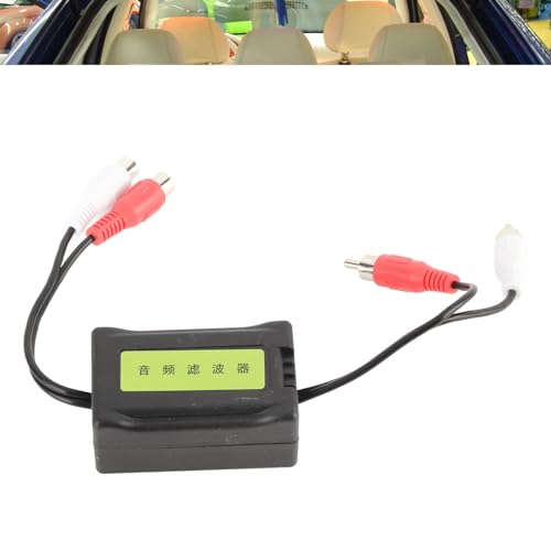 Ymiko 1.5 × 1.2 × 2.6 بوصة فلتر ضوضاء عازل ضوضاء حلقة الأرضية موصلات RCA 3.5 مم/0.1 بوصة عازل حلقة الأرضية لنظام الصوت في السيارة مصمم للقضاء على ضوضاء الصوت في السيارة - Image 5