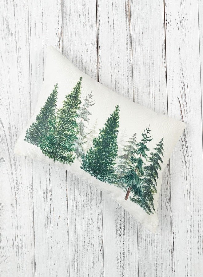 ONWAY Christmas Tree Throw Pillow Covers 12x20 Inch Set of 2 Merry Christmas Snowflake Winter Decor Lumbar Cushion Cases for Couch Home Decorations - Image 5
