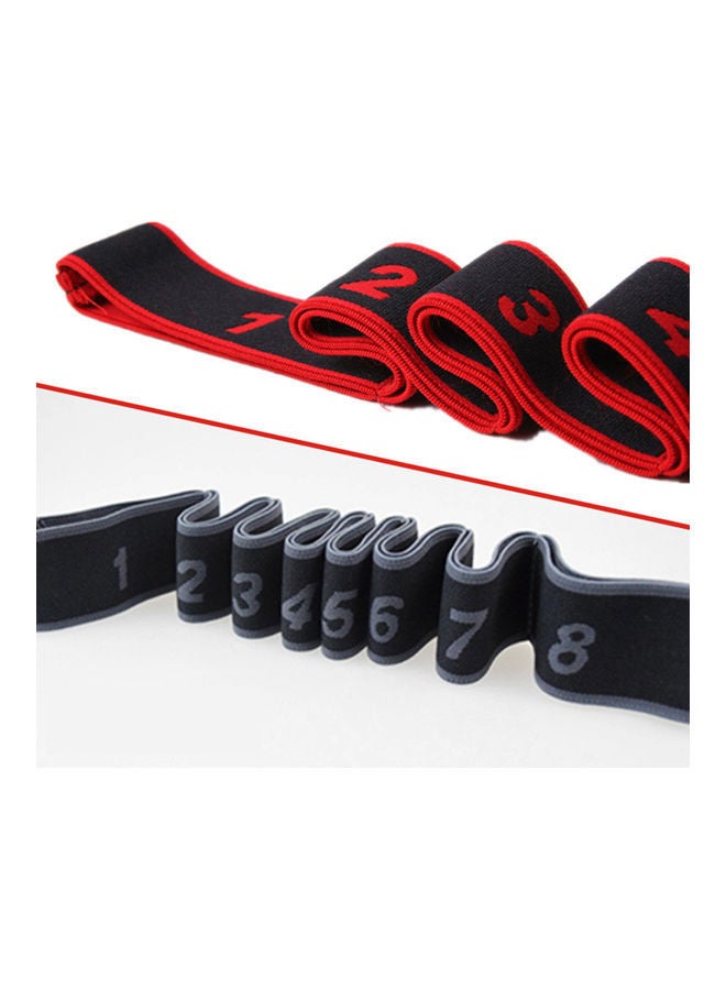 اسم المحتوى ناريلا Gym Dance Stretching Band Yoga Pose Correct Exercise Resistance Elastic Strap 20x10x20cm - Image 5