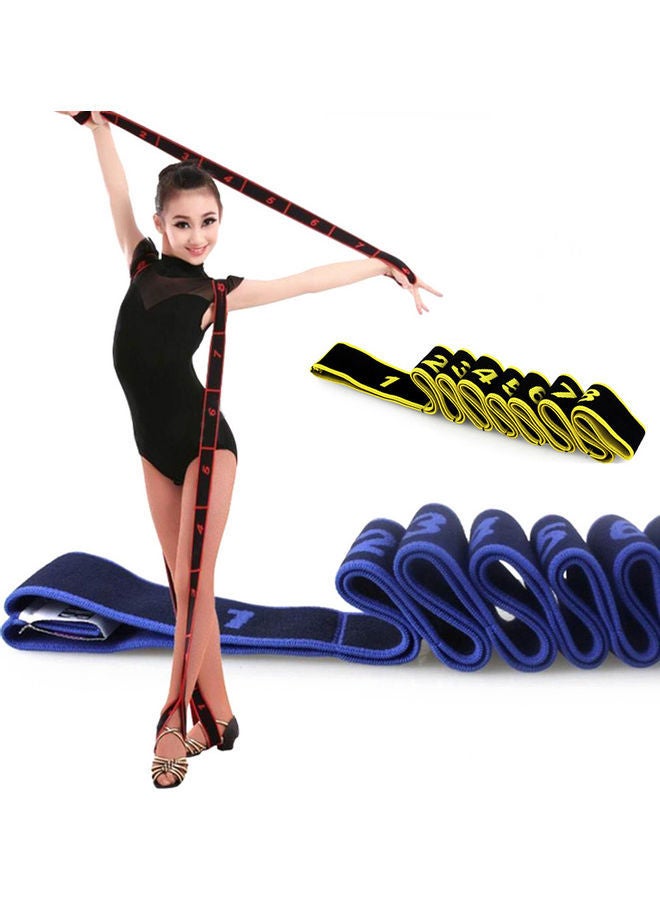 اسم المحتوى ناريلا Gym Dance Stretching Band Yoga Pose Correct Exercise Resistance Elastic Strap 20x10x20cm - Image 3