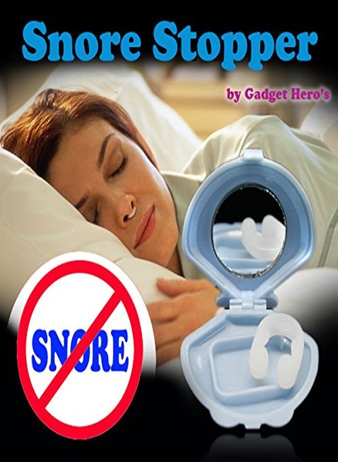 Gadget Hero's Snore Stopper, Anti Snore Silicone Nose Clip with Carry Case. - Image 5