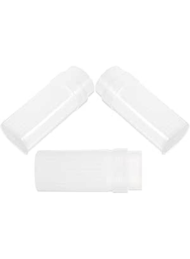 Plastic Circular Slide Staining Jar 3pcs with Lid for Microscope Pathology Laboratory Use - Image 1