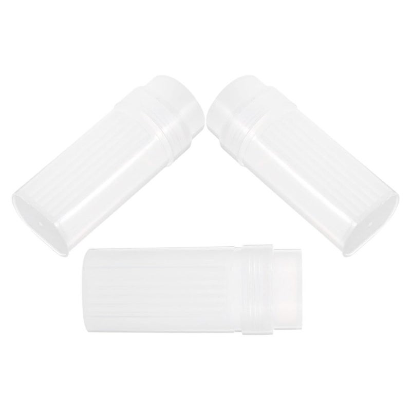 Plastic Circular Slide Staining Jar 3pcs with Lid for Microscope Pathology Laboratory Use - Image 2