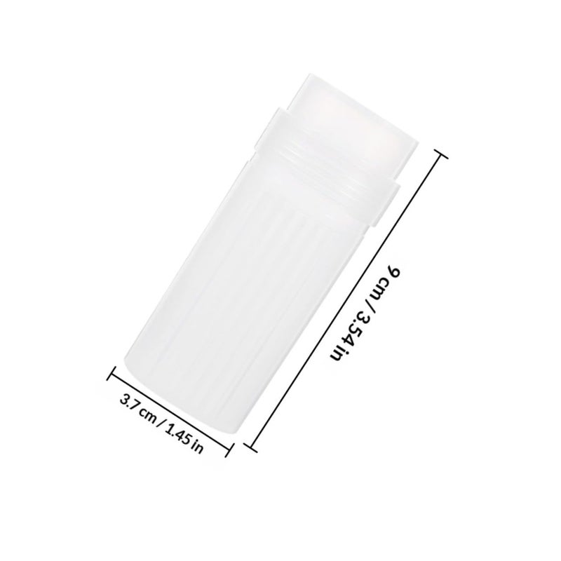 Plastic Circular Slide Staining Jar 3pcs with Lid for Microscope Pathology Laboratory Use - Image 3