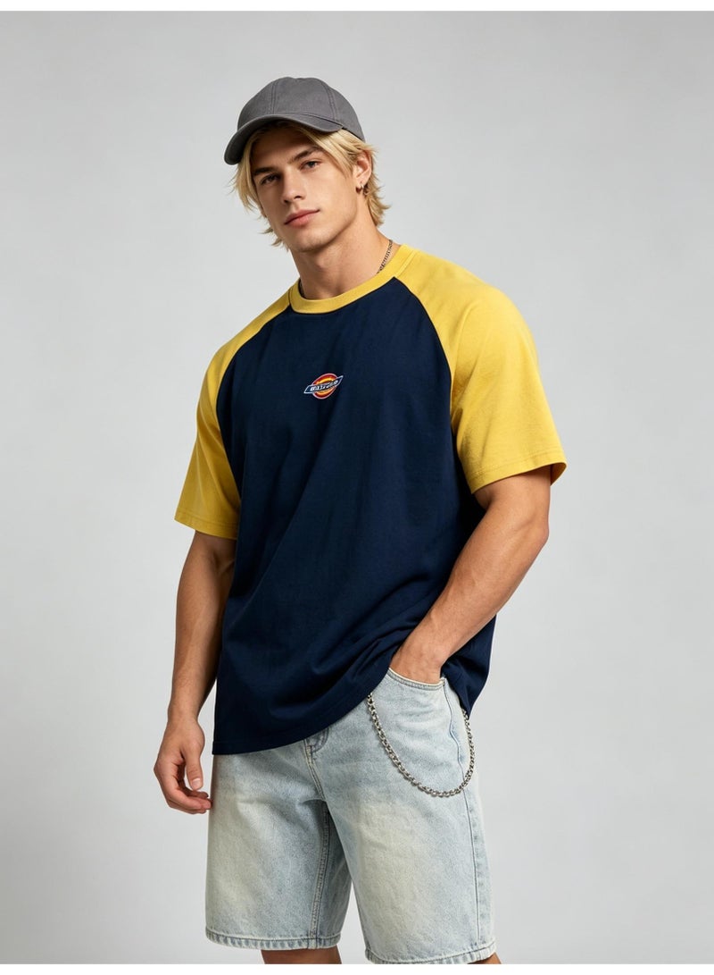 Dickies Loose short-sleeved T-shirts for men and women with shoulder inserts in summer with contrast stitching. - Image 2