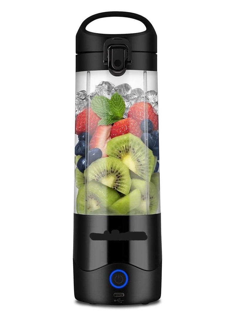Portable Smoothie Blender – Prepare your smoothie anytime, anywhere. Charge it once, use it more than 15 times! Perfect for smoothies, protein shakes, and frozen juices.  - Image 1