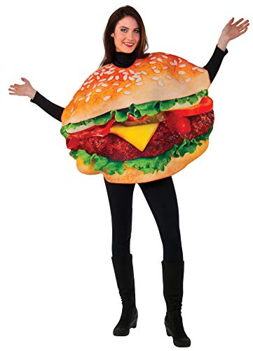 Rubies Hamburger Costume for Adults, Unisex Standard - Image 3