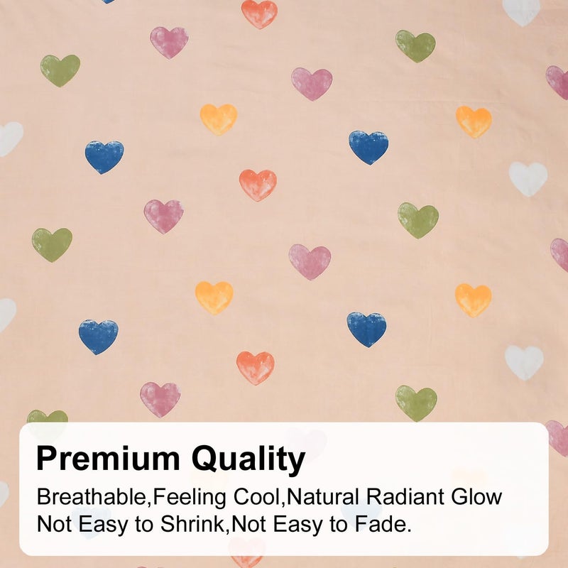 FRESH FROM LOOM Floral Print 240 TC Single Bed Bedsheet Microfiber Anti Fade 1 Pillow Covers Size 60 x 90 Inch HeartBrown - Image 4