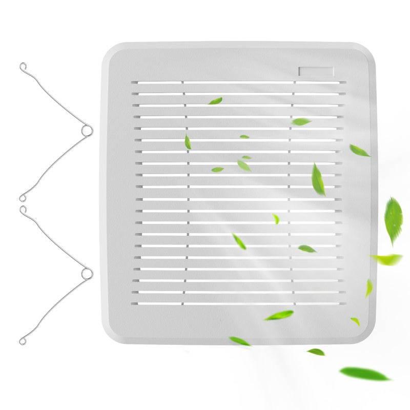 SurpLee FGR101S / FGR101 Bathroom Ventilation Exhaust Fan Grille Cover,Compatible with Broan-NuTone 670, 671, 688, 689, 695, 696N, 771, E050, E070, Fits 7-1/2" x 7-1/4" housings (1 Pack) - Image 1