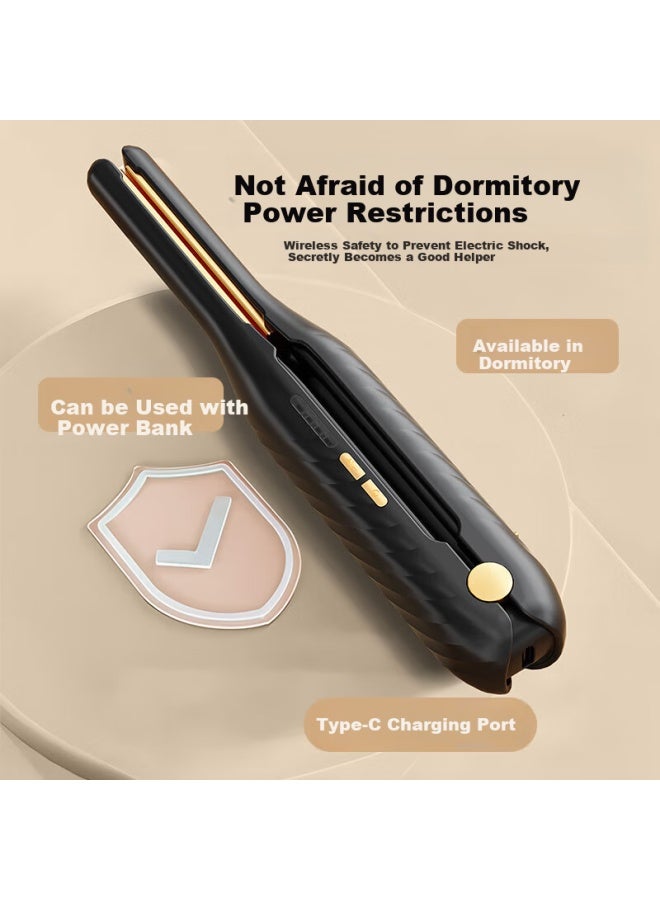 Aux Wireless Hair Straightener For Men, Short Hair Volume Booster, Rechargeable Curling Iron , Bangs Straightening Iron, Straight Hair Curling Iron, Straight Board Clip, Government Subsidy Gift For Boyfriend - Image 2
