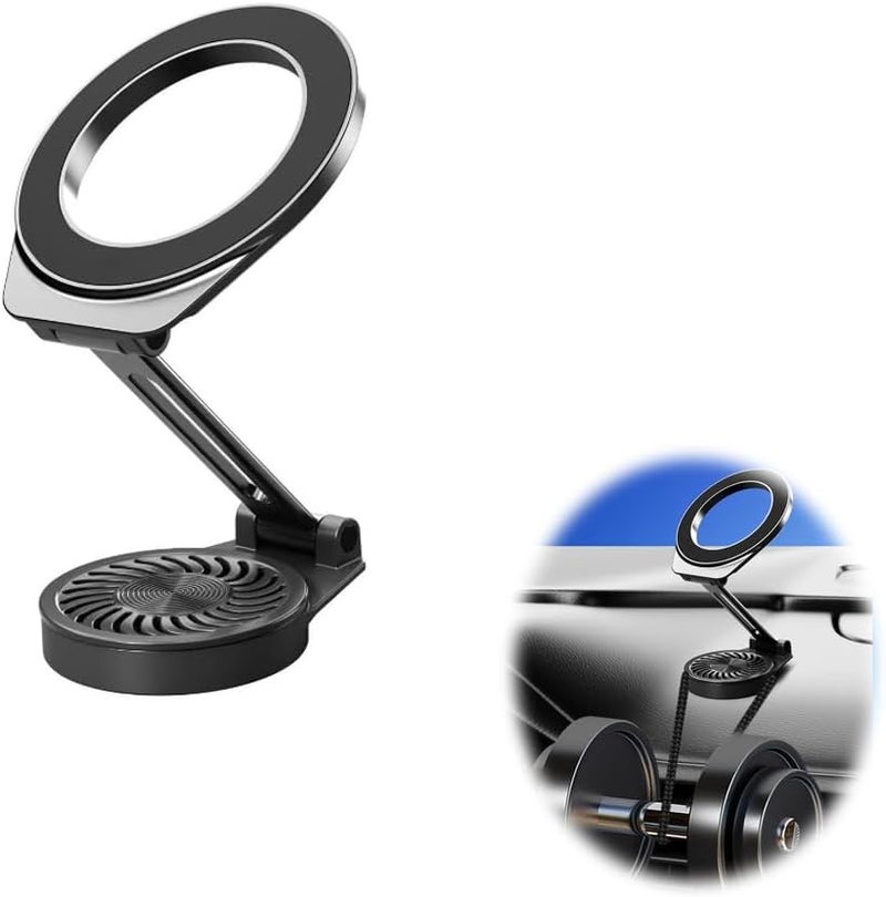 Phone Car Mount, Adjustable Magnetic Holder with Fragrance Diffuser for iPhone & Other Smartphones - Image 1