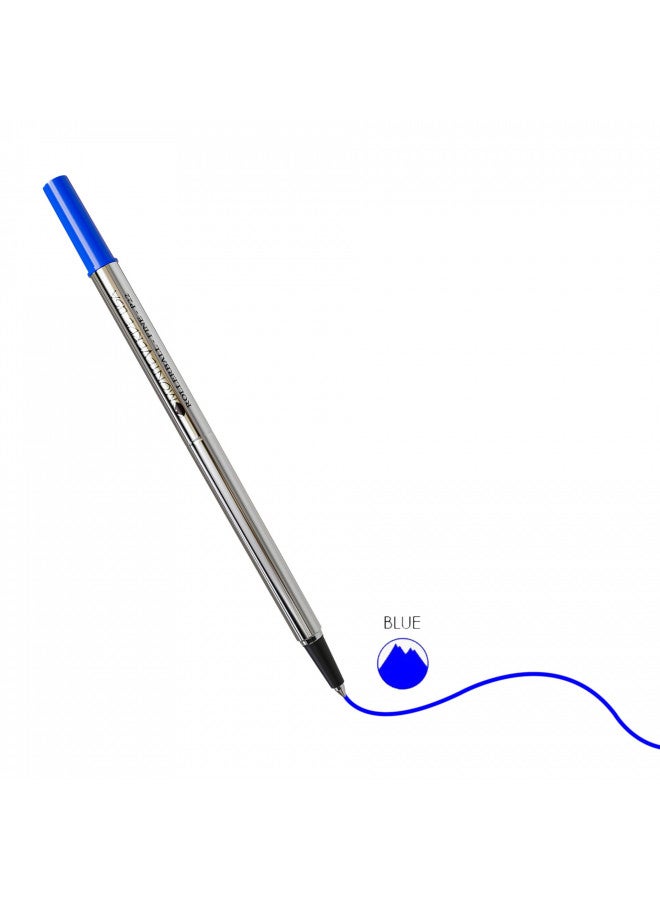 Monteverde Rollerball Refill to Fit Parker Rollerball Pens, Fine Point, Blue, 2 per Pack (P222BU) - Image 4