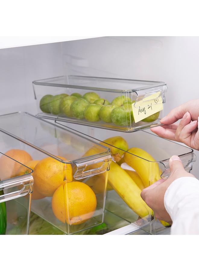 erorex Storage box for fridge, transparent, 32x10x14 cm - Image 4