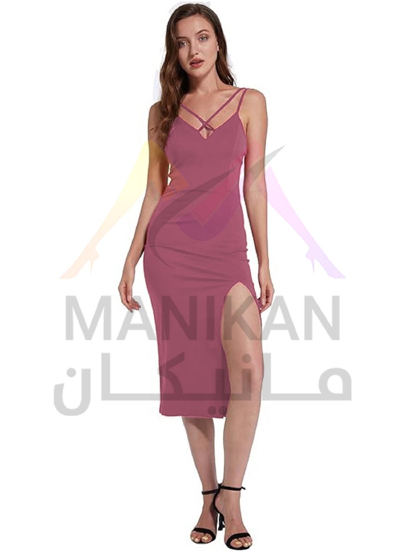 MANIKAN MANIKAN Women’s Lingerie Bold with Side Slit and Criss-Cross Chest Straps for a Seductive Look  - Image 1