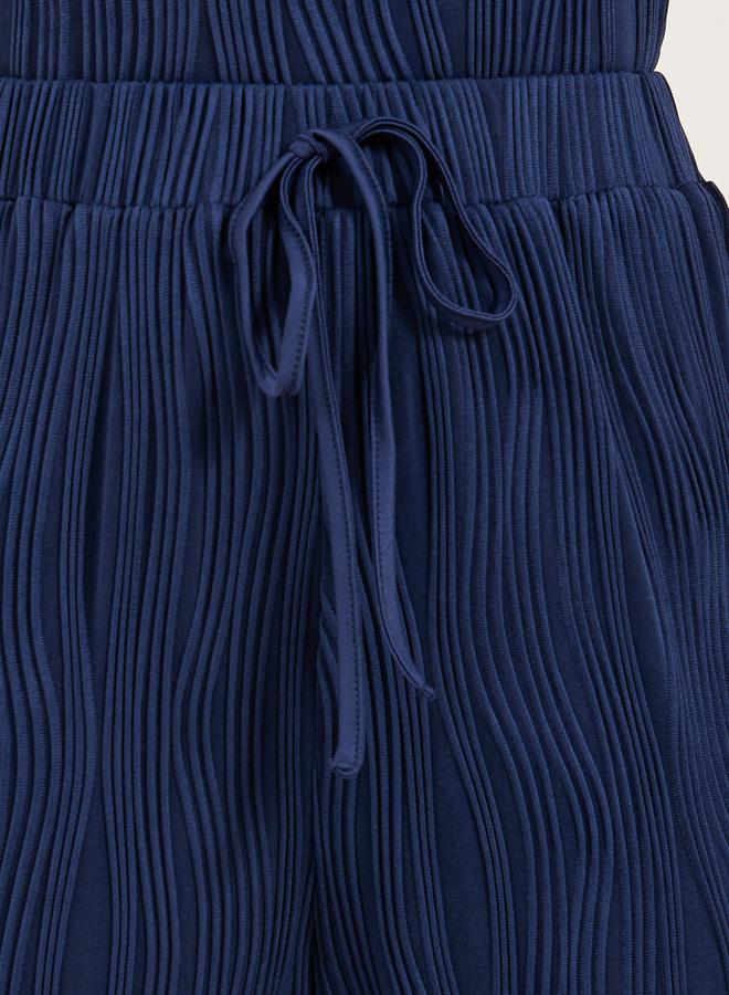Styli Textured Short Sleeve Bodysuit and Wide Leg Pants Co-Ords  - Image 4
